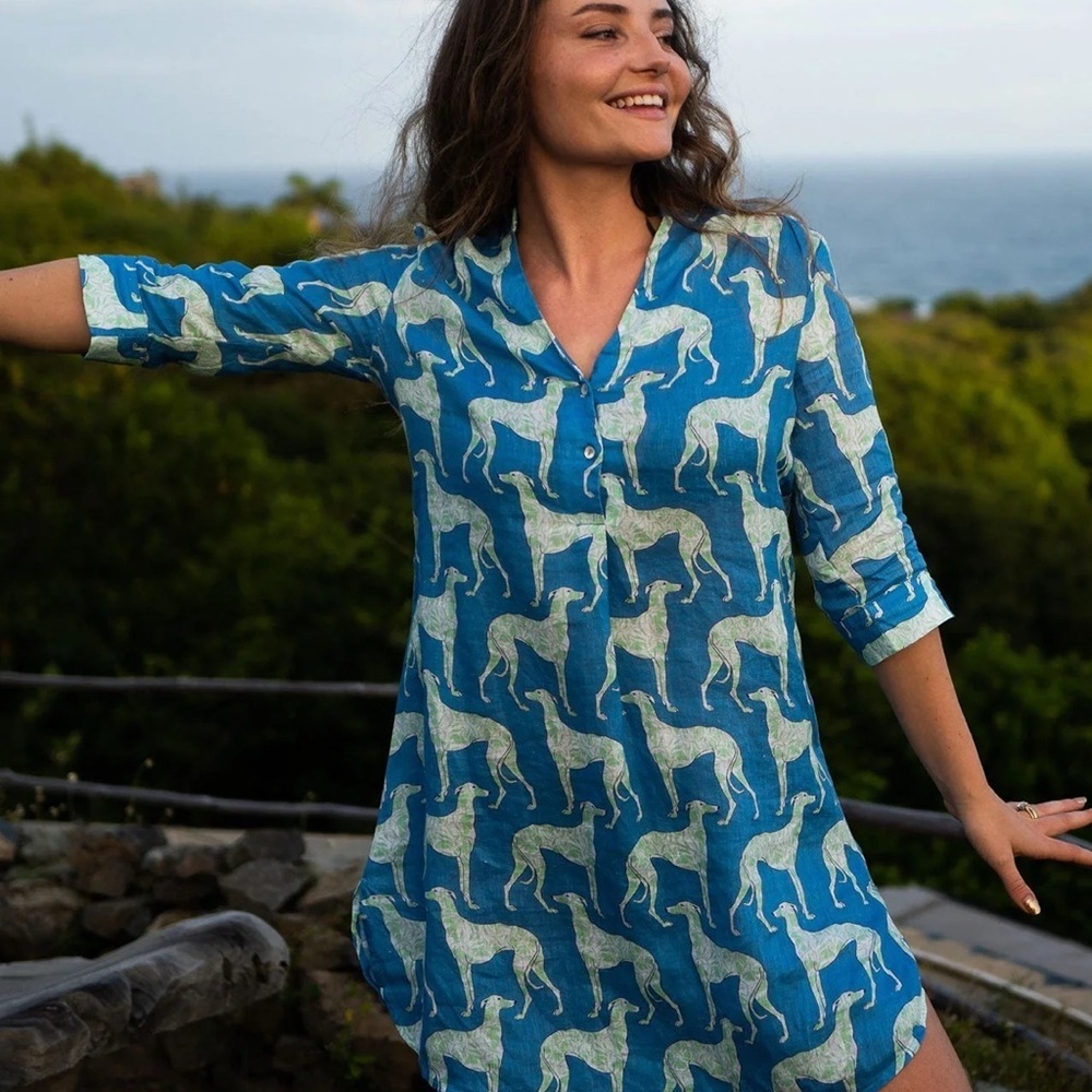 PINK HOUSE /LINEN DECIMA DRESS LURCHER/ Size S / P2P ￼18’ / Retail $205